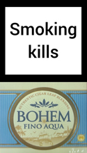 Bohem Fino Aqua Cigarettes pack